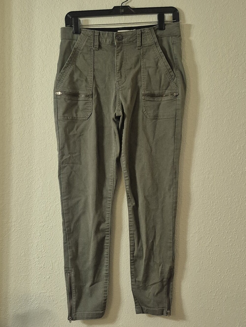Knox Rose Olive Green Cargo Jeans